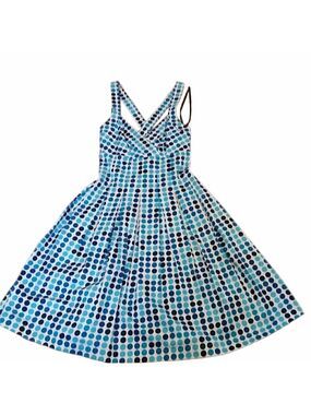 Calvin Klein Blue Polka Dot dress